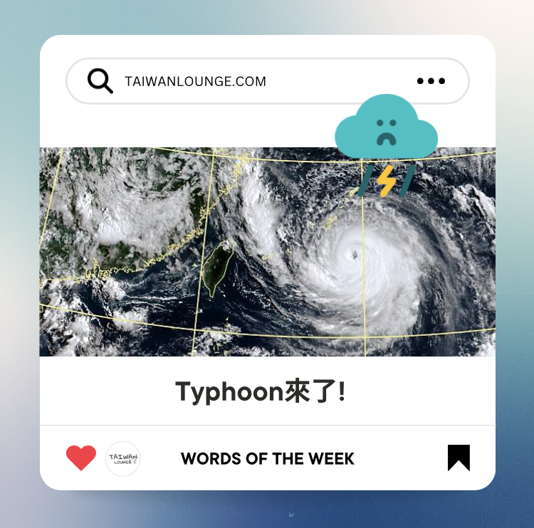 Typhoon vocabulary cover